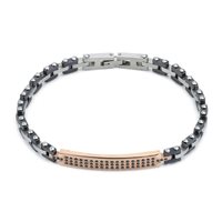 Bracelet Boccadamo Man in Steel ABR701D
